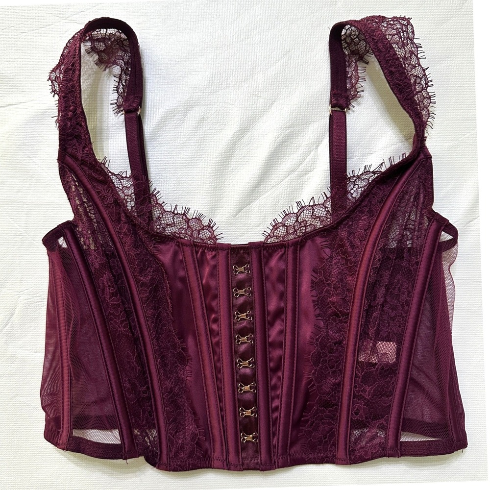 Victorias Secret Dream Angels Corset Top Small Regency Victorian Goth Coquette - Picture 4 of 10